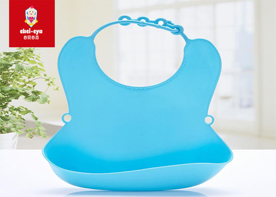 TPE Baby Bib Waterproof Pantone Colors 22*27 CM Size BY18YEWD01