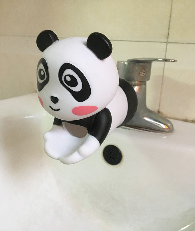 Nontoxic Cute Panda Bathroom Sink Faucet For Children