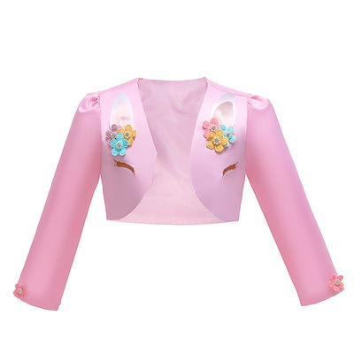 Costumi di Halloween delle ragazze di Unicorn Decal Shawl Coat For di 12 anni