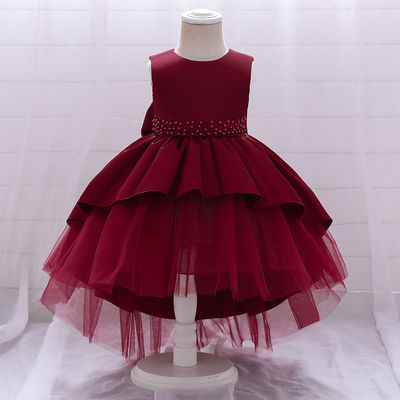 Le increspature molli variopinte merlettano principessa Dresses del bambino per 12 anni