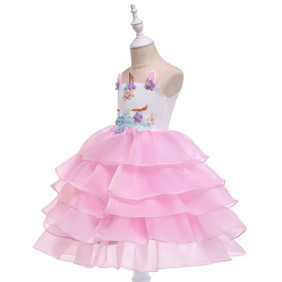 Vestiti convenzionali stratificati da nozze di Tulle del fiore di Ageant multi per le bambine